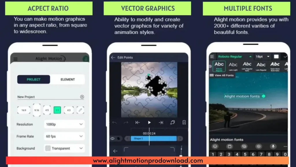 Alight Motion Features 
