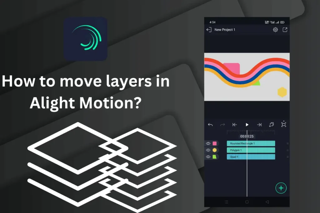 How to move layers in Alight Motion Image